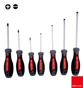 Ceta Form F99-701 7 Parça C-PLUS Tornavida Takımı - Düz/Yıldız