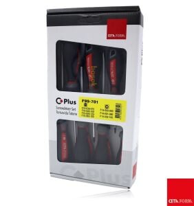 Ceta Form F99-701 7 Parça C-PLUS Tornavida Takımı - Düz/Yıldız