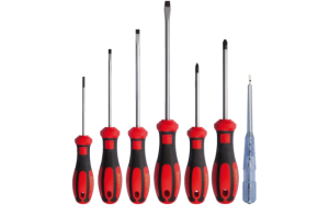 Ceta Form F99-602V 5 Parça Tornavida Takımı Düz/PZ + K.Kalemli