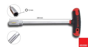 Ceta Form 12 mm T Saplı Lokma Anahtar K20-12