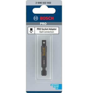 Bosch Pro 1/4 Bits Girişli 1/4 Kare Lokma Adaptörü 2608522562
