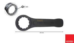 Ceta Form 41 mm Yıldız Darbeli (Çakma) Anahtar B24-41