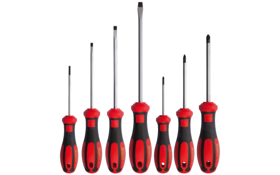 Ceta Form F99-702 7 Parça C-PLUS Tornavida Takımı - Düz/Pozidriv