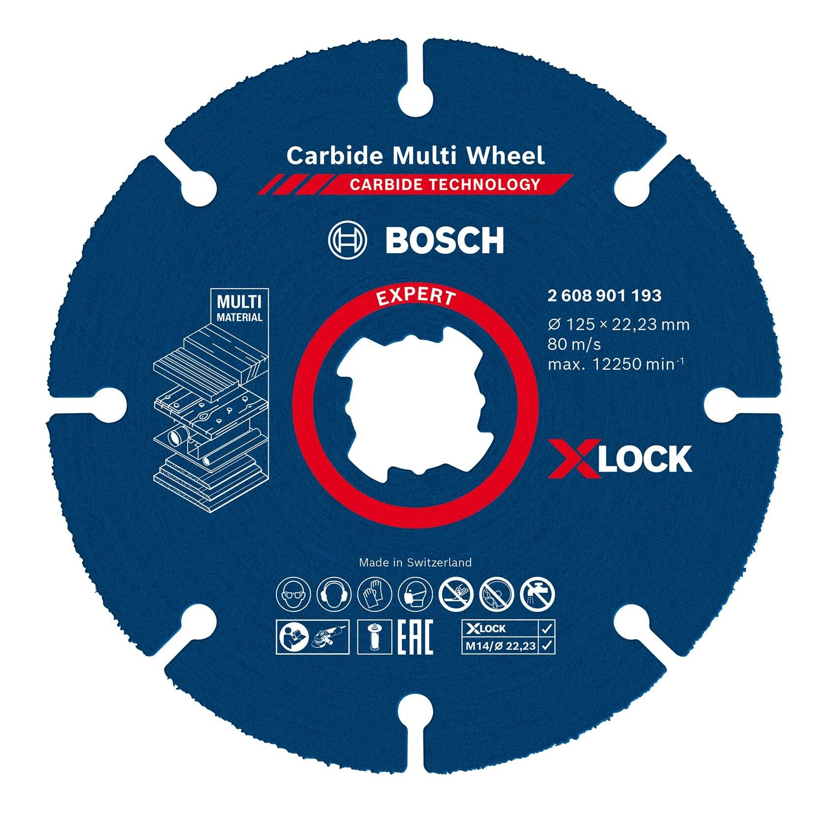 Bosch Expert 125 mm X-Lock CMW Kesme Diski 2608901193