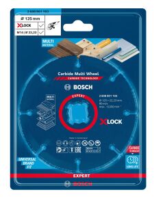 Bosch Expert 125 mm X-Lock CMW Kesme Diski 2608901193
