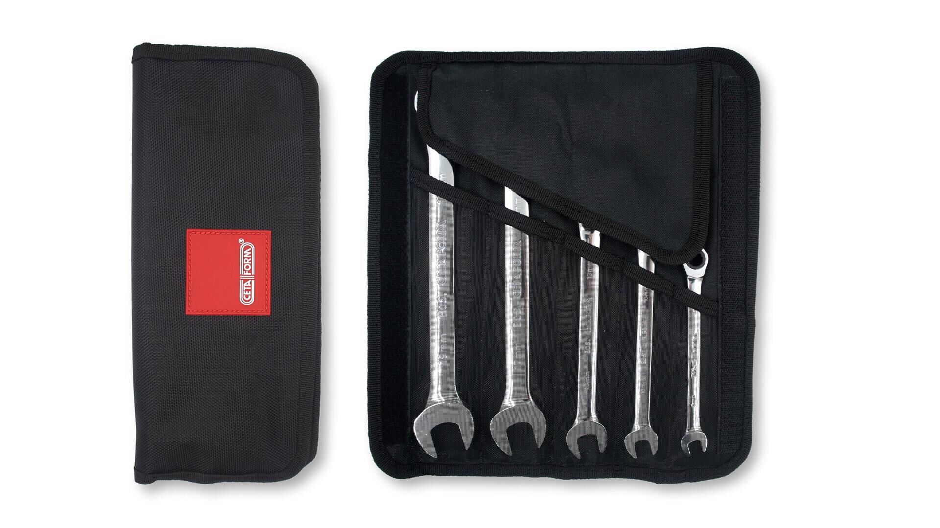 Ceta Form 8-19 mm Cırcırlı Kombine Anahtar Takımı 5 Parça B05-R05