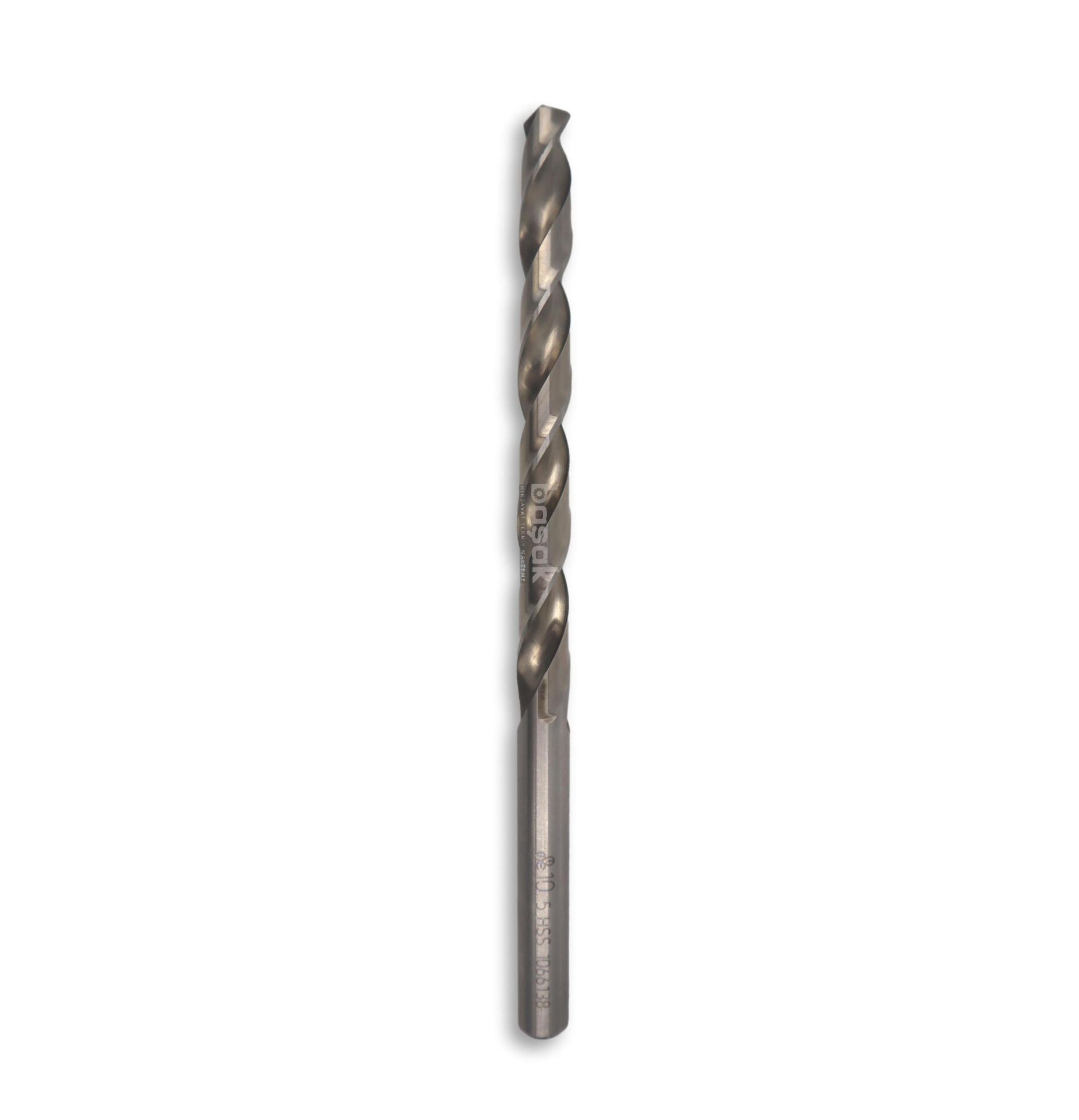 MTE 10,5 mm Uzun Metal Matkap Ucu HSS DIN 340