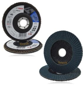 Bosch Expert 125 mm 40 Kum X551 Fiber Metal-Inox Flap Disk (1 Ad) 2608607353