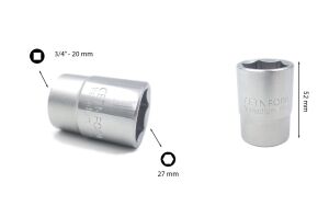 Ceta Form 27 mm 3/4” 6 Köşe Lokma Anahtar C32-H27