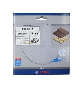Bosch 85*15 mm 20 Diş Akülü Daireler için Testere Bıçağı Ahşap 2608837666