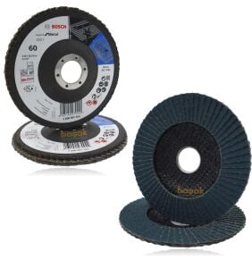 Bosch Expert 125 mm 60 Kum X551 Fiber Metal-Inox Flap Disk (1 Ad) 2608607354