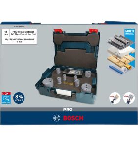 Bosch Pro Multi 11 Parça Panç Testere Seti 22-83 mm L-Boxx 2608594432