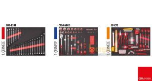 Ceta Form A50TK-164A02T 164 Parça Takım Arabalı JUNIOR Alet Seti