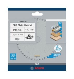 Bosch 85*15 mm 30 Diş Akülü Daire Makineleri için Testere Bıçağı 2608837752
