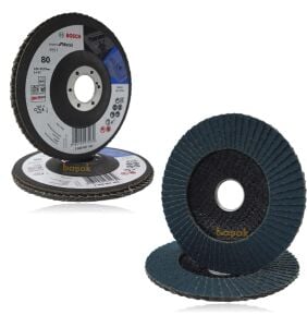 Bosch Expert 125 mm 80 Kum X551 Fiber Metal-Inox Flap Disk (1 Ad) 2608607355