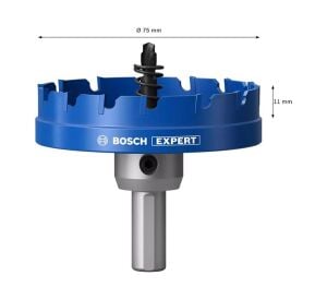 Bosch Expert 75 mm Elmaslı İnox Panç Adaptörlü 2608901444