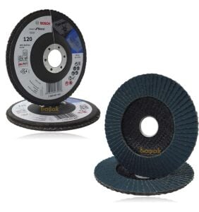 Bosch Expert 125 mm 120 Kum X551 Fiber Metal-Inox Flap Disk (1 Ad) 2608607356