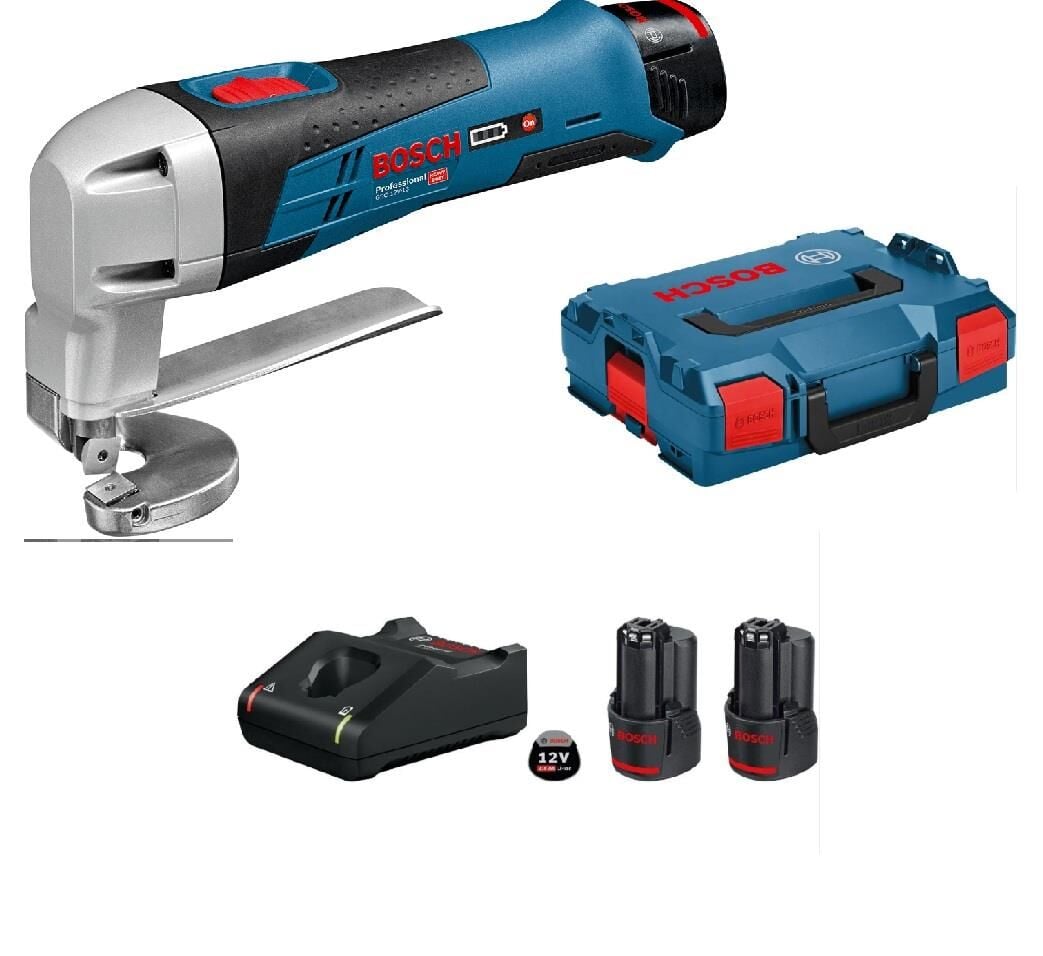 Bosch GSC 12V-13 (2x2Ah) Sac Kesme Makinesi L-boxx 0601926108