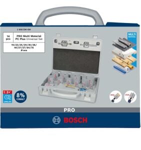 Bosch Pro Multi 14 Parça Panç Testere Seti 19-76 mm 2608594434