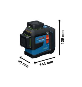 Bosch GLL 80-33 G Akülü 3 x 360° Yeşil Çizgi Lazeri 0601065501