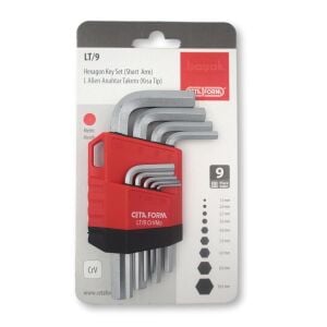 Ceta Form 1,5 - 10 mm Allen Takımı 9 Parça LT/9