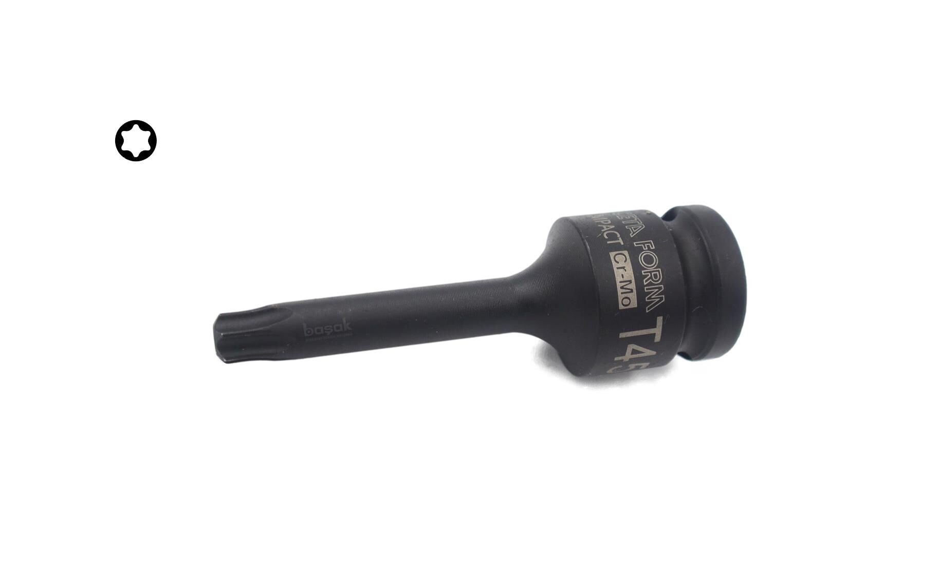 Ceta Form T45 1/2” Havalı Torx Uçlu Lokma Anahtar C68-T45