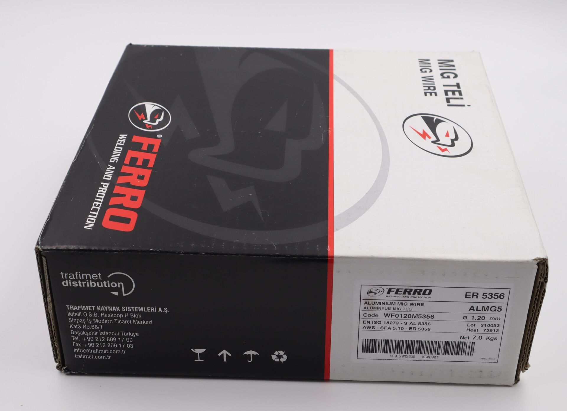 ALMG 5 - ER 5356 1,2 mm Alüminyum Gazaltı Kaynak Teli 7 kg