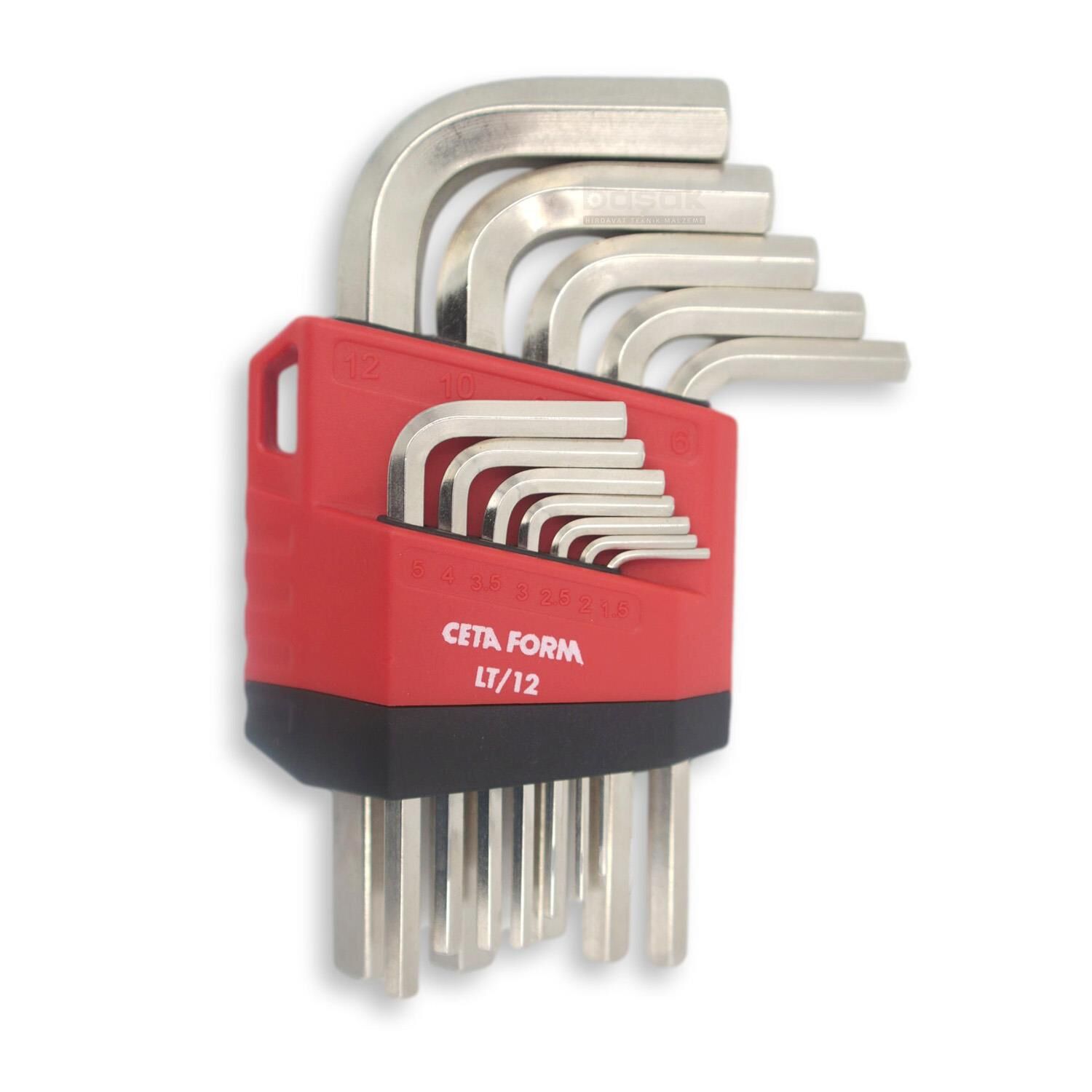 Ceta Form 1,5 - 12mm Allen Takımı 12 Parça LT/12