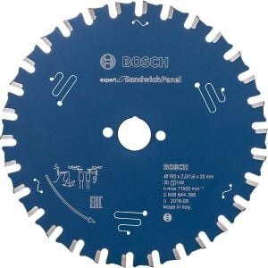 Bosch Expert 165*20 mm 30 Diş Sandviç Panel için Daire Testere Bıçağı 2608644366