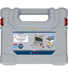 Bosch Pro Multi 17 Parça Vidalı Panç Seti 19-76 mm 2608900525