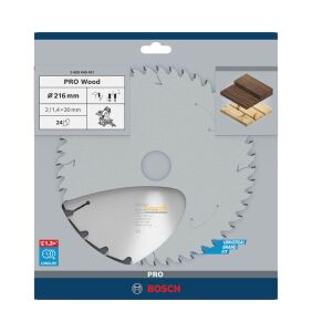 Bosch Pro 216x30 mm 24 Diş Ahşap için Daire Testere 2608640431