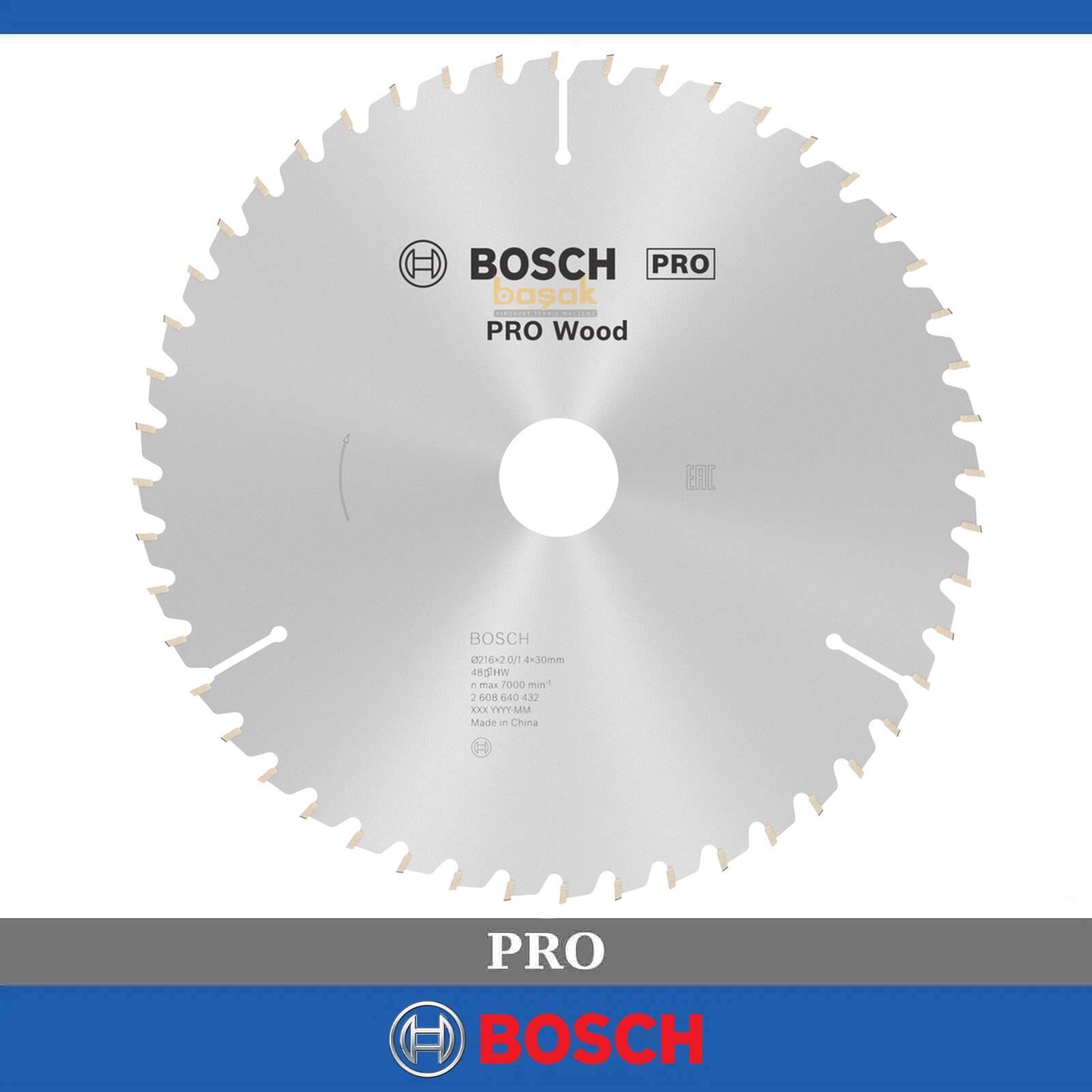 Bosch Optiline 216x30 mm 48 Diş Ahşap için Daire Testere Bıçağı 2608640432
