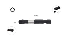 Ceta Form T40 50mm Darbeli Torx Bits Uç CB/830TM