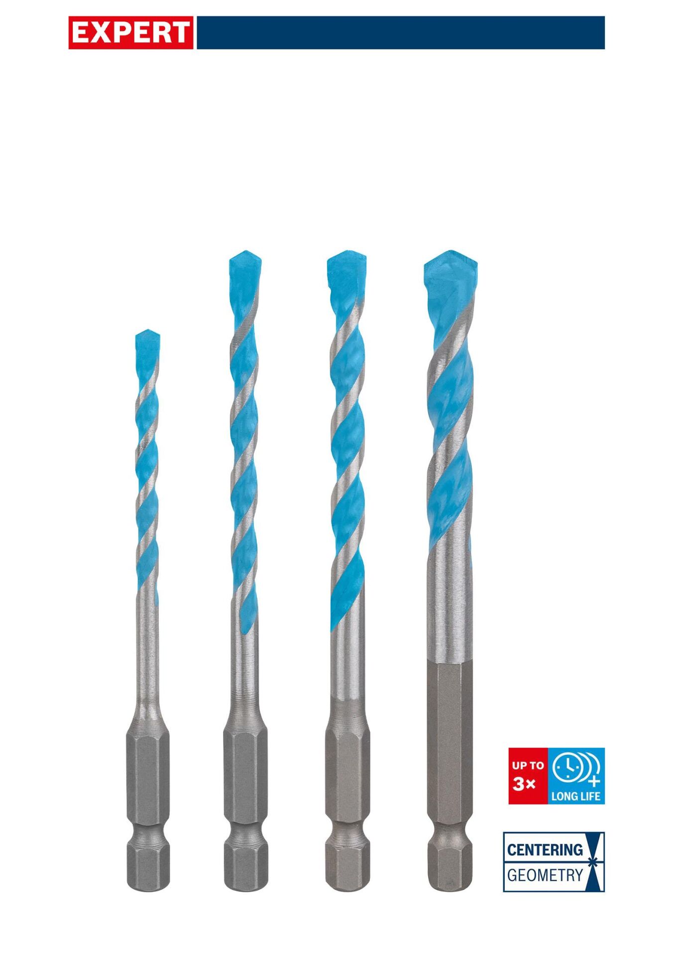 Bosch Expert HEX-9 Çok Amaçlı Matkap Ucu Seti 5'li 4 - 8mm 2608900585