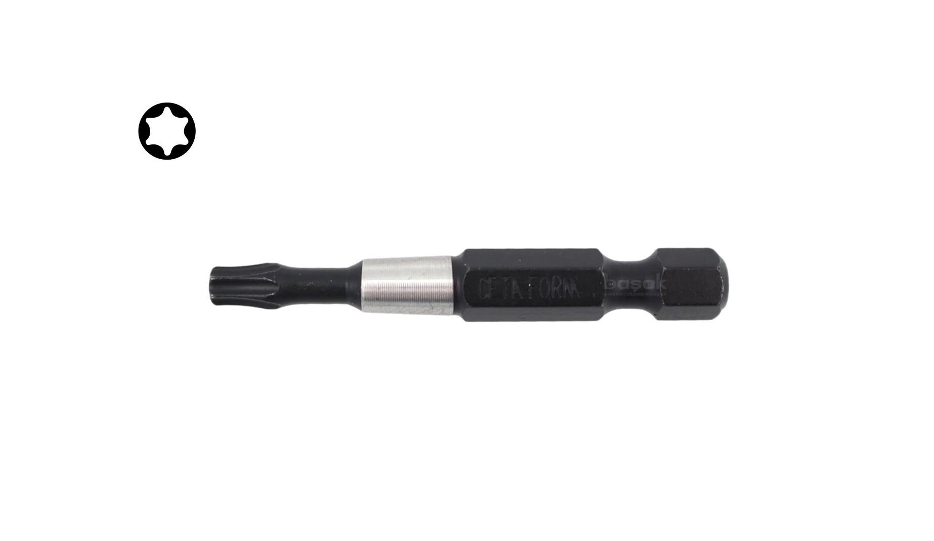 Ceta Form T25 50mm Darbeli Torx Bits Uç CB/827TM