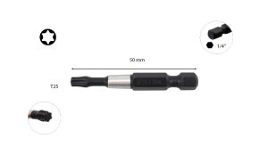 Ceta Form T25 50mm Darbeli Torx Bits Uç CB/827TM