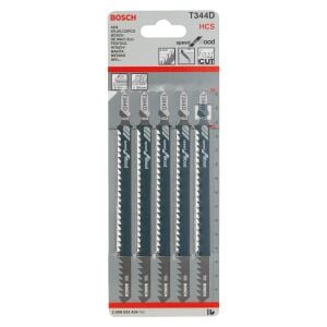 T 344 D Uzun Sert Ahşap Dekupaj Testeresi Ucu 5'li 2608633A34