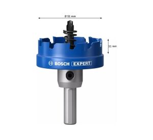 Bosch Expert 51 mm Elmaslı İnox Panç Adaptörlü 2608901434