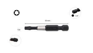 Ceta Form T20 50mm Darbeli Torx Bits Uç CB/826TM