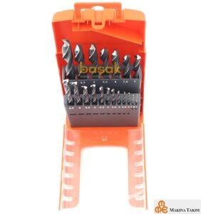 MTE 19 Parça 1-10 mm Buçuklu Metal Matkap Ucu Seti HSS