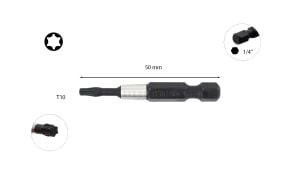 Ceta Form T10 50mm Darbeli Torx Bits Uç CB/824TM