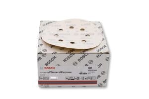 Bosch C450 125 mm 8 Delikli 60 Kum Zımpara Kağıdı 50'li 2608621740