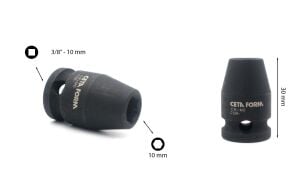 Ceta Form 10 mm 3/8” 6 Köşe Havalı Lokma Anahtar C52R-H10