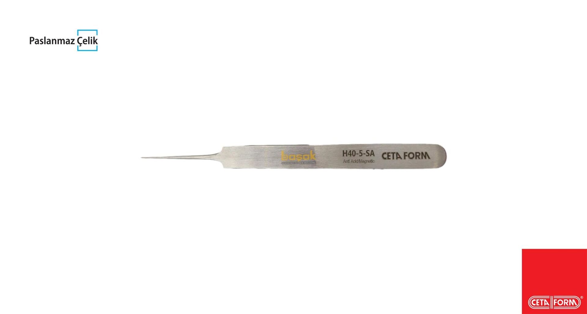 Ceta İğne Uçlu Düz Cımbız 110 mm H40-5-SA