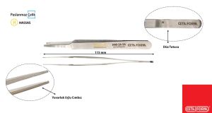 Ceta Yuvarlak Uçlu Cımbız 115 mm H40-2A-SA