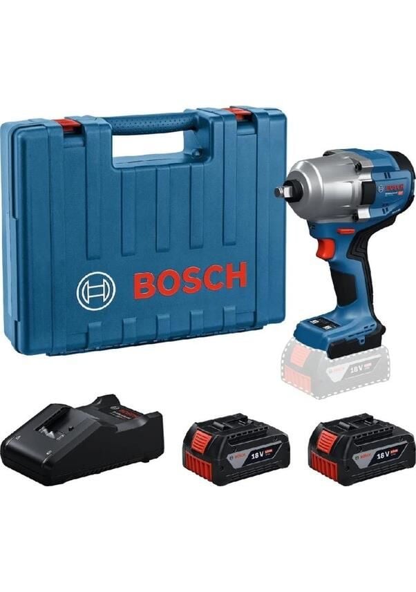 GDS 18V-780 AKÜLÜ 1/2'' DAR.SOMUN SIKMA 2x5Ah BOSCH