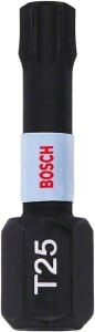 Bosch ImpactC Torx Bits Ucu T25 x 25 mm 2'li 2608522475