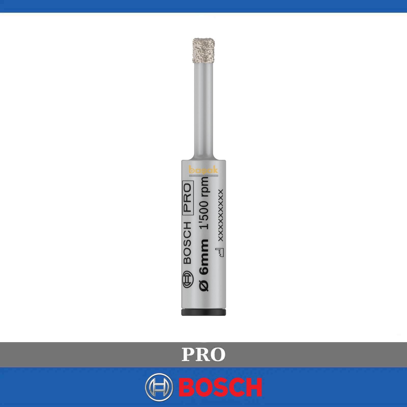 Bosch Pro 6 mm Elmas Sert Seramik ve Fayans Delme Ucu 2608599053
