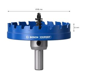 Bosch Expert 85 mm Elmaslı İnox Panç Adaptörlü 2608901446