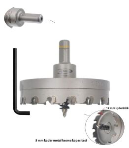 3Keego 90 mm Elmas Uçlu Paslanmaz İçin Panç HF50